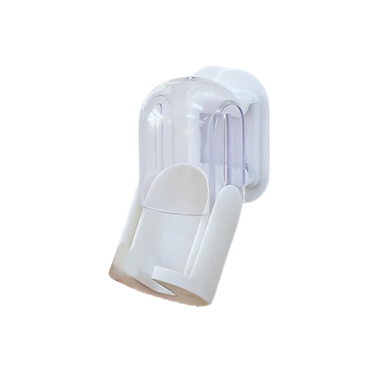 Stylish Toothbrush Holder with Dustproof Cover Suitable for Various Models for Bathroom Organizers Space Saving Toothbrush Holder with Cover Keep Bathroom Wall Mount