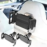 2 Stück Auto Tablet Halterung Tablethalterungen für Zubehör X3 X5 X6 I20 G05 G06 G45 G60 G61 G70, 360° Drehbar Autohalterung für KFZ, Handyhalterung für 360° Einstellung Tablet Kopfstützenhalter