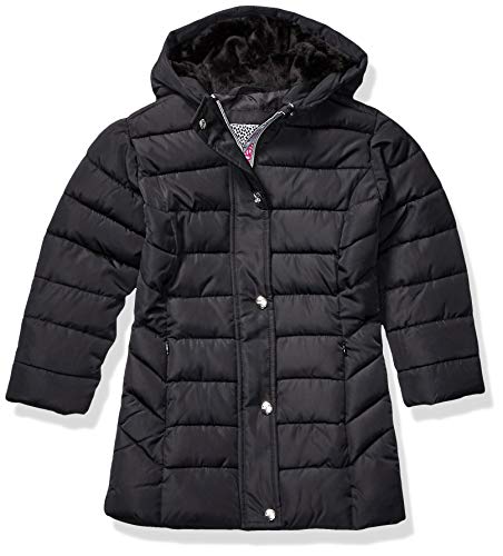kensie Girls' Mid Length Puffer Jacket