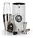 Buddy's Bar - Boston Bar Set, 700 ml, Boston Cocktail Shaker, misurino da Bar, pestello, Strainer, Set da Barman con Confezione Regalo, Acciaio Inossidabile Lucido
