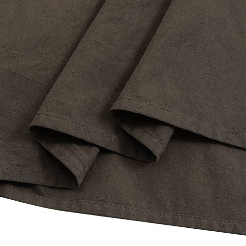 Womens Midi Skirts Elastic Waist Pleated Skirt A Line Flowy Swing Tiered Long Skirt Casual FAL Winter Maxi Skirt3