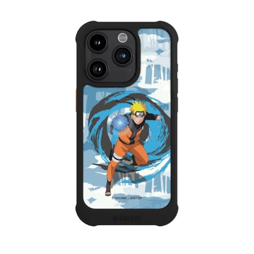 Coque antichoc iPhone 15 Pro MagSafe Naruto noire protection maximale