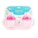 Primo Passi 2 Pack 5oz Sippy Cup For Babies 4 Months old (Grey) (Pink)