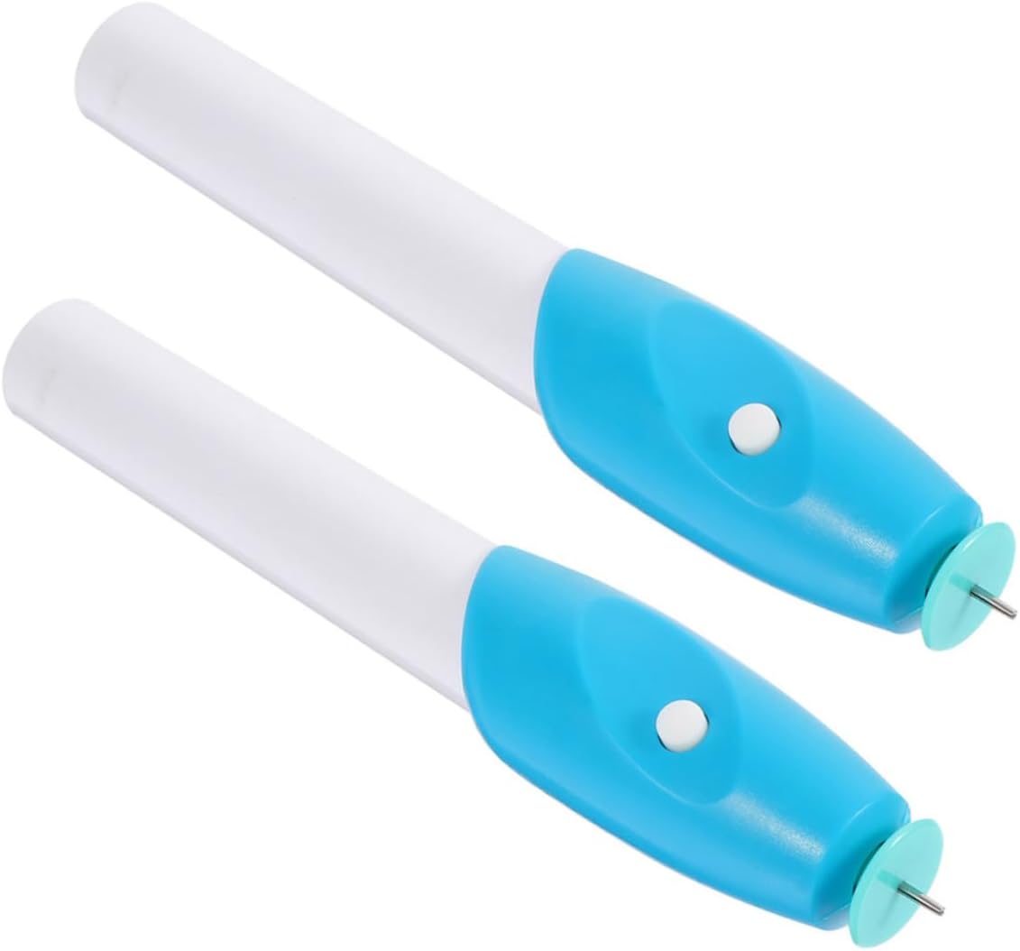 HOODANCOS 2PCS Electric Quilling Pen Set Portable Paper Curling Tool for DIY Crafting Precision Curling Tool for Quilling Projects Easy to Use for Craft Enthusiasts