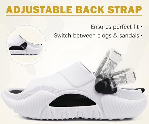 Image of COFACE Mens Orthotic Clogs Orthopedic Mules for Men Recovery Sandals Man Plantar Fasciitis Summer Casual Size 7-15