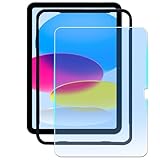 Nutmeg【ブルーライトカット】対応 iPad 11世代 / iPad 10世代 フィルム ブルーライト ipad 第10世代 / 第11世代（A16）ガラスフィルム 10.9 インチ 強化ガラス ガイド枠付き【日本旭硝子素材】目の疲れを軽減 硬度9H 飛散防止 耐衝撃 指紋防止 気泡ゼロ 高透過率