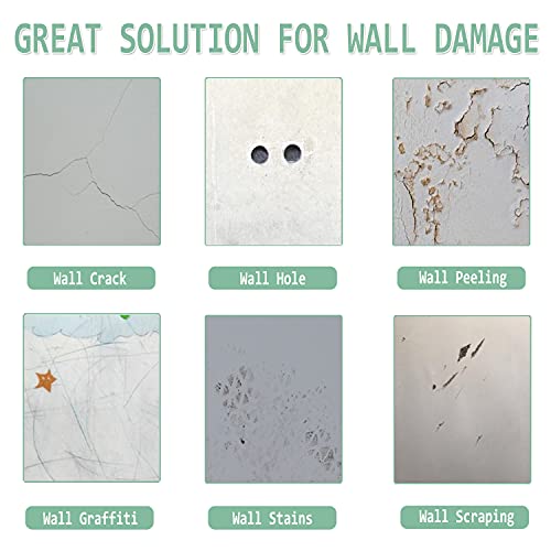 Drywall Patch,Wall Mending Agent,Drywall Repair Kit,Spackle Wall Repair Adhesive Quick & Easy Hole Filling Solution For Wall,Wood & Plaster (2Pcs) #TOP2