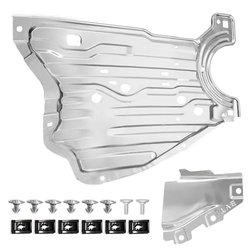 Image of Engine Splash Guard Shield Under Car Shield Cover Compatible with Honda Accord 2018 2019 2020 2019 2022 Replace 74116TVAA00 74116-TVA-A00 Engine Splash Guard,Aluminum Engine Case Guard