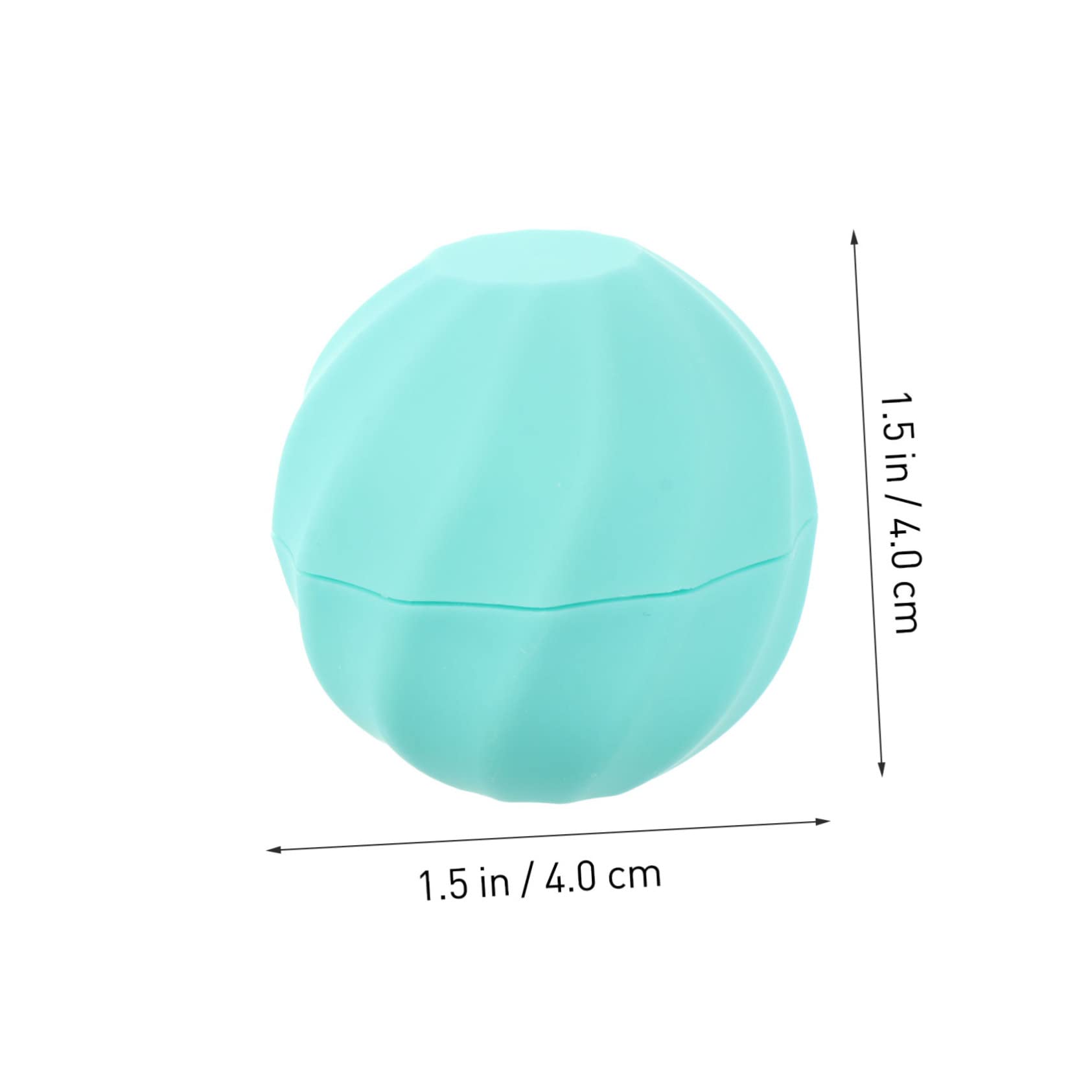 30 Stck Nachfüllbare Kugel Lippenbalsam Döschen aus Kunststoff Auslaufsichere Lippenpflege Aufbewahrungsbox Kompakt und Tragbar für Tasche und Handtasche