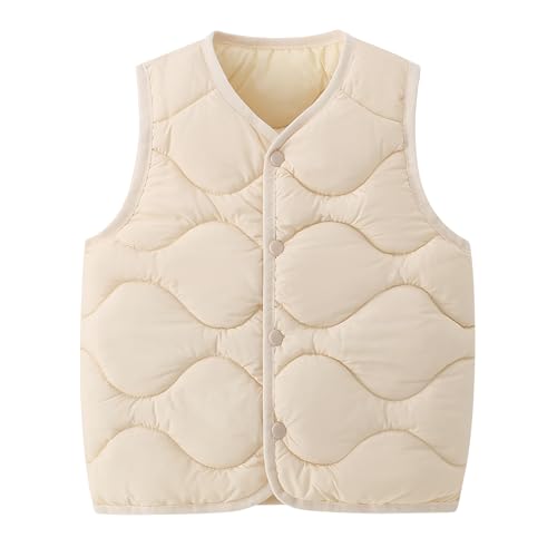 Image of AMIYAN Baby Toddler Puffer Vest Boys Lightweight Sleeveless Jacket Girls Casual Fall Winter Waistcoat Outerwear for Kids 1-6Y