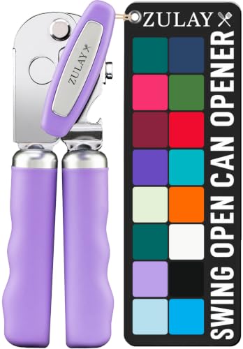 Image of Zulay Kitchen Stainless Steel Swing Open Manual Can Opener Comfortable Grip