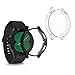 Produktbild kwmobile 2X Hülle kompatibel mit Samsung Galaxy Watch 4 (40mm) - Silikon Fullbody Cover Case Schutzhülle Set Schwarz Transparent