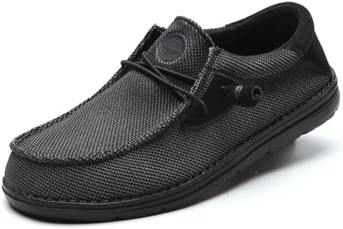 Grand Attack Men's Slip On Loafers Shoes-Soft Sole Walking Shoes for Men,Comfortable,Lightweight Work Shoes,Travel, Driving Boat Shoes,Brown Size10.5, Brown, 10.5