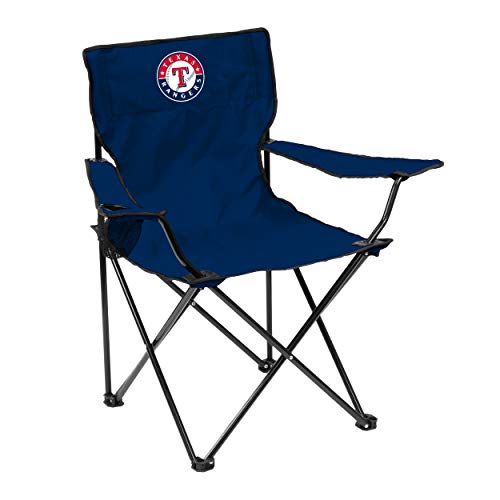 Logo Brands MLB Texas Rangers Quad Chair, Team Color, One