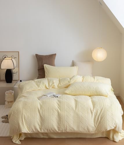 Parure de lit pour lit simple et decoration d'interieur cosy - 2