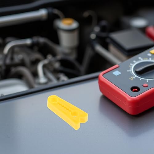 Almohadillas protectoras autoadhesivas para pestillo de SUV, silicona amarilla 6