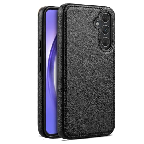 LIRAMARK PU Leather Flexible Back Cover Case Designed for Samsung Galaxy S24 Plus 5G (Black) (B0DDSVLW81) Amazon Price History, Amazon Price Tracker