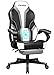 IntimaTe WM Heart Silla Gaming, Silla Gamer Ergonómica, Silla con Pedales Plegables,Silla de Oficina con cojín vibratorio, Soporte Lumbar para Masaje, Respaldo Alto, Reposabrazos Ajustables (Gris)