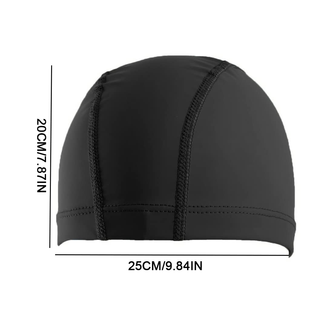 Unisex Gorro de Natación Piscina Mujer y Hombre Gorro de Piscina para Pelo Largo y Corto Gorros de Baño Impermeable Suave y Cómodo