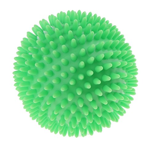 Preisvergleich Produktbild Sharplace Massageball mit Noppen Durchmesser 100mm für Reflexzonenmassage Massagekugel Massagebälle - Grün