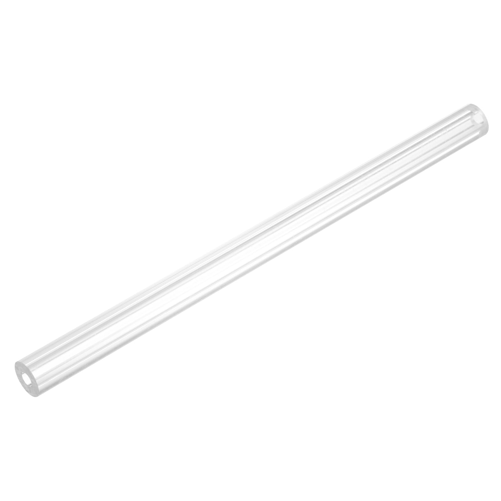 uxcell Rigid Round Clear Tubing 4mm(3/16") ID x 10mm(3/8") OD x 0.5Ft(150mm) Length Plastic Tube