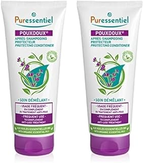Puressentiel - Anti Poux - Après-Shampoing Protecteur Pouxdoux - Soin démêlant aux Huiles Essentielles Bio - Idéal en complément du traitement anti-poux - 200 ml (Lot de 2)