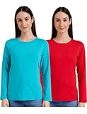 Amazon Brand - Symbol Women's Regular T-Shirt (AW20SYTSEPPFS1_Multicolor 6 XXL)(Pack of 2)