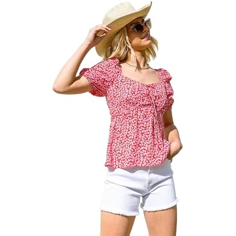 Roman Originals Women's High Waisted Denim Shorts Cover