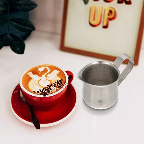 Jarra de espumar de leite em aço inoxidável Cabilock 60 ml Jarra de cozimento a vapor para restauran