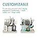 Boon Groove Vertical Baby Bottle Drying Rack - Customizable Drying Rack for Bottles, Toddler Cups, and Baby Accessories - Baby Bottle-Feeding Supplies - Holds 6 Baby Bottles