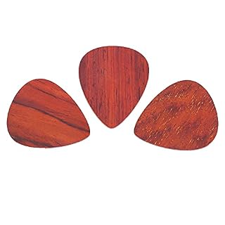 3pcs médiators de guitare en bois, accessoires d’instrument de joueur de plectres de guitare minces de 1 mm - Les Beatles, Paul McCartney, John Lennon, RIngo Starr, George Harrison