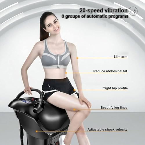 Máquina eléctrica de equitación - Equipamiento de fitness con simulación 3D para entrenamiento en casa, 20 velocidades para fortalecer abdomen y core miniatura 3