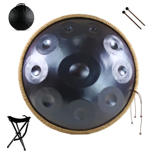 Handpan Drum Steel 10 Notas 22 pulgadas Azul miniatura 1