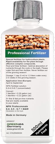 GREEN 24 Engrais hydroponique Engrais liquide hydroponique HIGHTECH 500ml
