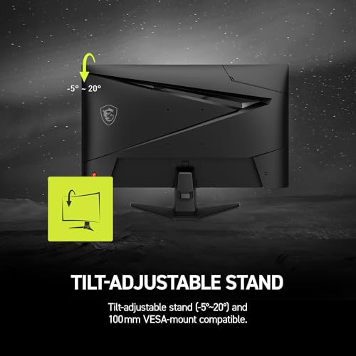 Image of msi MAG 274QF E20 27-inch 2560 x 1440 (WQHD) Gaming Monitor, 200Hz, AMD FreeSync Premium, NVIDIA G-SYNC Compatible, HDR Ready, HDMI, VGA Port, VESA, Tilt, 0.5ms, Black
