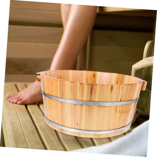 Balde de Madera para Remojar Pies 36x30x16 cm miniatura 4
