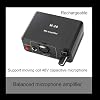 Microphone Preamp, 48V Power High Gain Electronic Audio Stereo Phonograph Preamplifier, with XLR Output, for Dynamic Condenser Microphones Booster #1