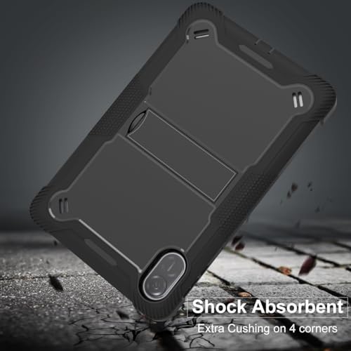 Coque Honor Pad X9 11.5" antichoc noire avec support intégré