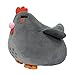 Stardew Valley Chicken Pluszowa zabawka, Pluszowa poduszka z kurczakiem Stardew Valley, Pluszowa lalka, dla fanów Kolekcjonerska dla dzieci Prezent (Color : Light black, Size : 20cm)