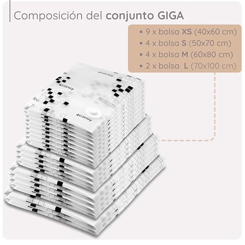 Bolsas ahorradoras de espacio para ropa de cama que solucionan la falta de sitio 6