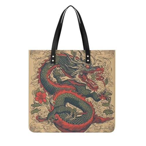 A Beautiful Fairy Work Tote Bag for Women Leather Shoulder Bag with Magnetic Buckle Purse And Handbags