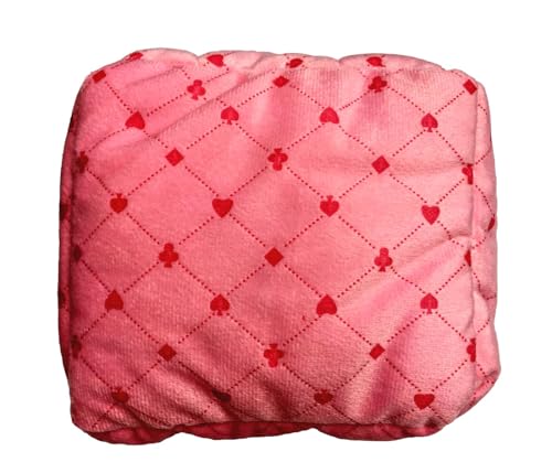 Image of WOWOWMEOW Small Animals Warm Hanging Cage Cave Bed for Hamsters, Guinea-Pigs, Rats and Chinchillas (M, Poker-Pink)