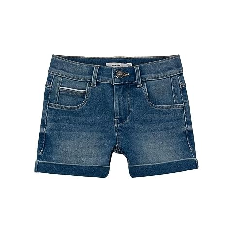 NAME IT Girl's Nkfsalli Slim Denim Shorts Cover