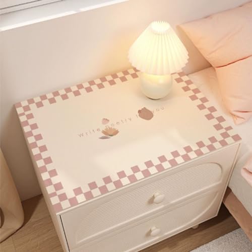 Tapete para mesita de noche mantel ligero de lujo de alta gama impermeable y a prueba de aceite protector