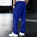 JPLZi Men Athletic Pants Mens Sweatpants Joggers Mens Sweatpants Baggy Open Bottom Casual Pant Elastic Waist Workout Athletic Joggers Pockets Sweat Pants Blue