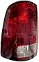 Dependable Direct Left Driver Side Tail Light Lens & Housing for 2009-2017 Dodge Ram 1500 and 2010-2017 RAM 2500, 3500 - CH2818124 - Does not include bulb