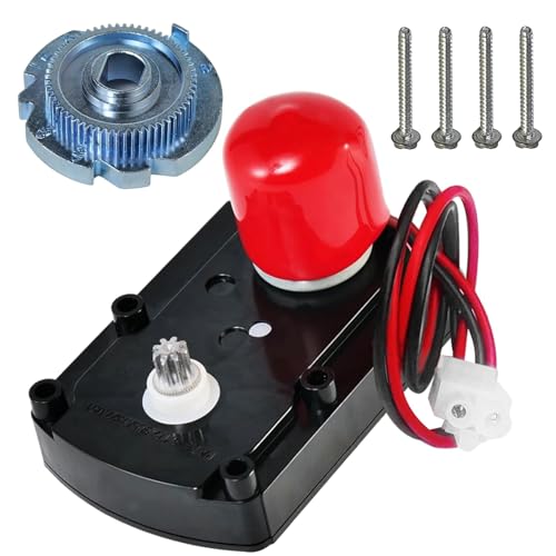 Tesidol 7286039 Water Softener Valve Motor with Gear 7283489 Replaces OEM Numbers: 7384683,7281291,7384691,7234731,WS26X10021,WS26X21821,Fit for Softener Systems
