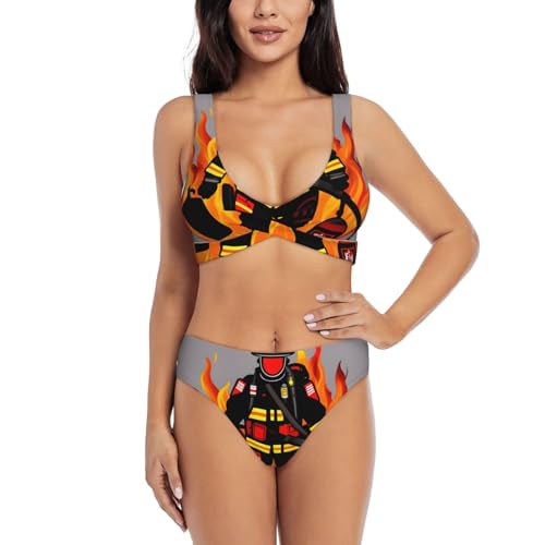 Maillot de bain 2 pièces gainant pour un ventre plat parfait à la plage