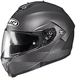 HJC C91 Men's Street Motorcycle Helmet - Semi-Flat Titanium / 5X-Large