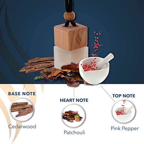 Bliss BLBL01201 Savage Cologne Inspired Natural Car Air Freshener For Men - Car Scent Deodorizer With Real Essential Oils - Car Accessories, Car Diffusers & Air Purifiers By Bliss thumb #5